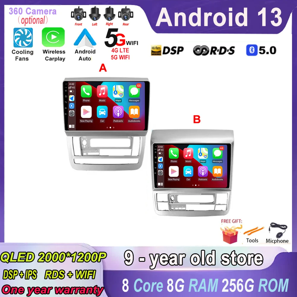 Android 13 for Toyota Alphard 2002 - 2011 Car Auto Radio Stereo Multimedia Video GPS Navigation Wireless Carplay DSP IPS
Android 13 for Toyota Alphard 2002 - 2011 Car Auto Radio Stereo Multimedia Video GPS Navigation Wireless Carplay DSP IPS