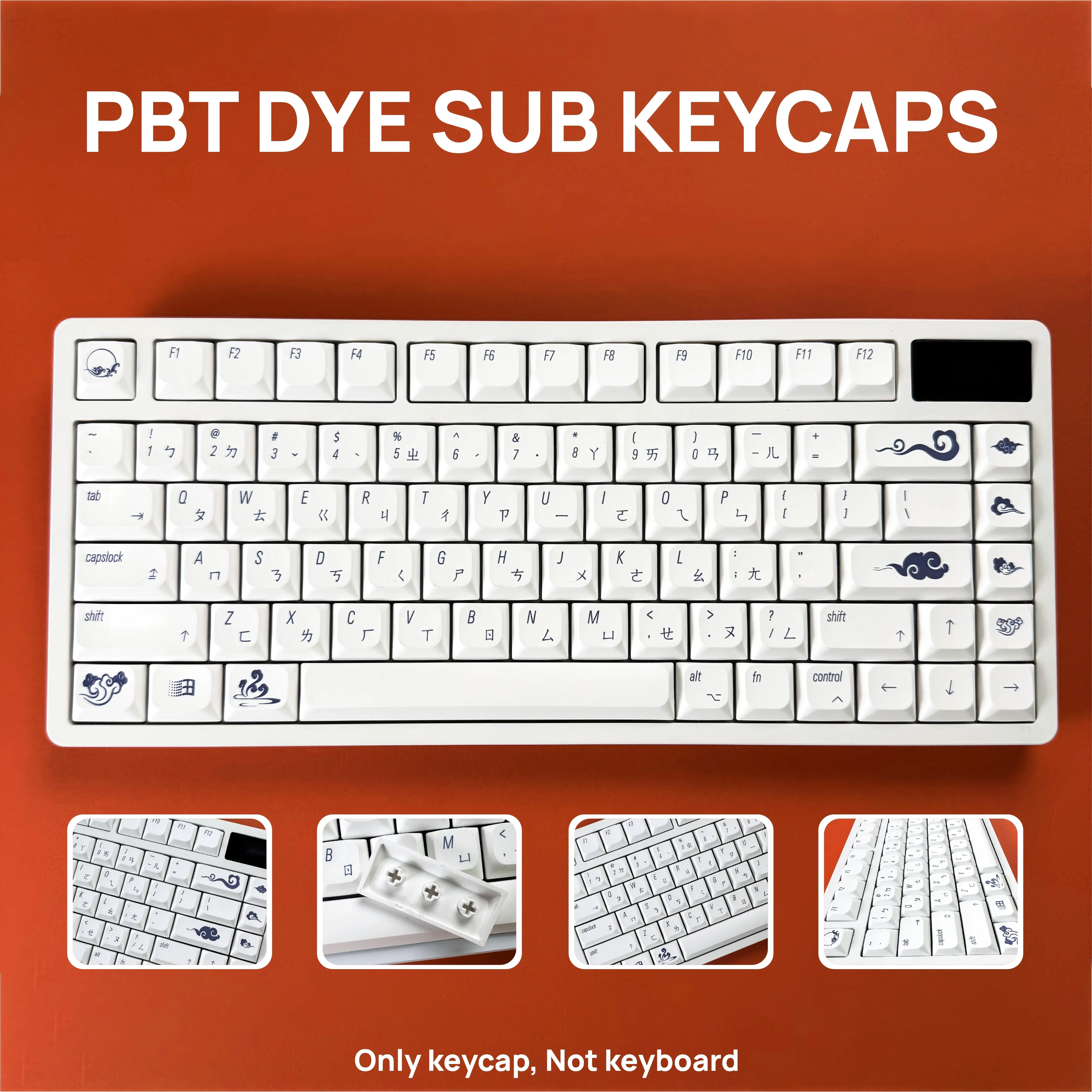 Ultra-thin low keycap PBT hot sublimation national style Taiwan phonetic K3 nuphy Xiaoshun
Ultra-thin low keycap PBT hot sublimation national style Taiwan phonetic K3 nuphy Xiaoshun