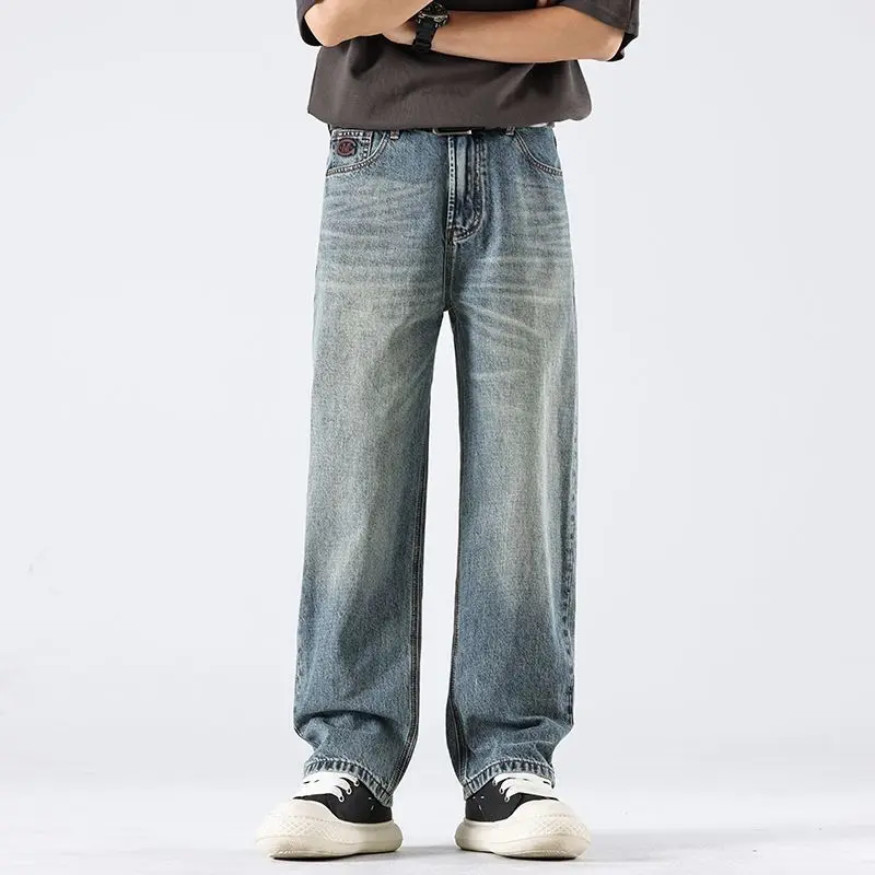 Summer New Youth American Loose Straight Jeans Men's Casual Comfortable Versatile Pants baggy jeans men clothing
Summer New Youth American Loose Straight Jeans Men's Casual Comfortable Versatile Pants baggy jeans men clothing