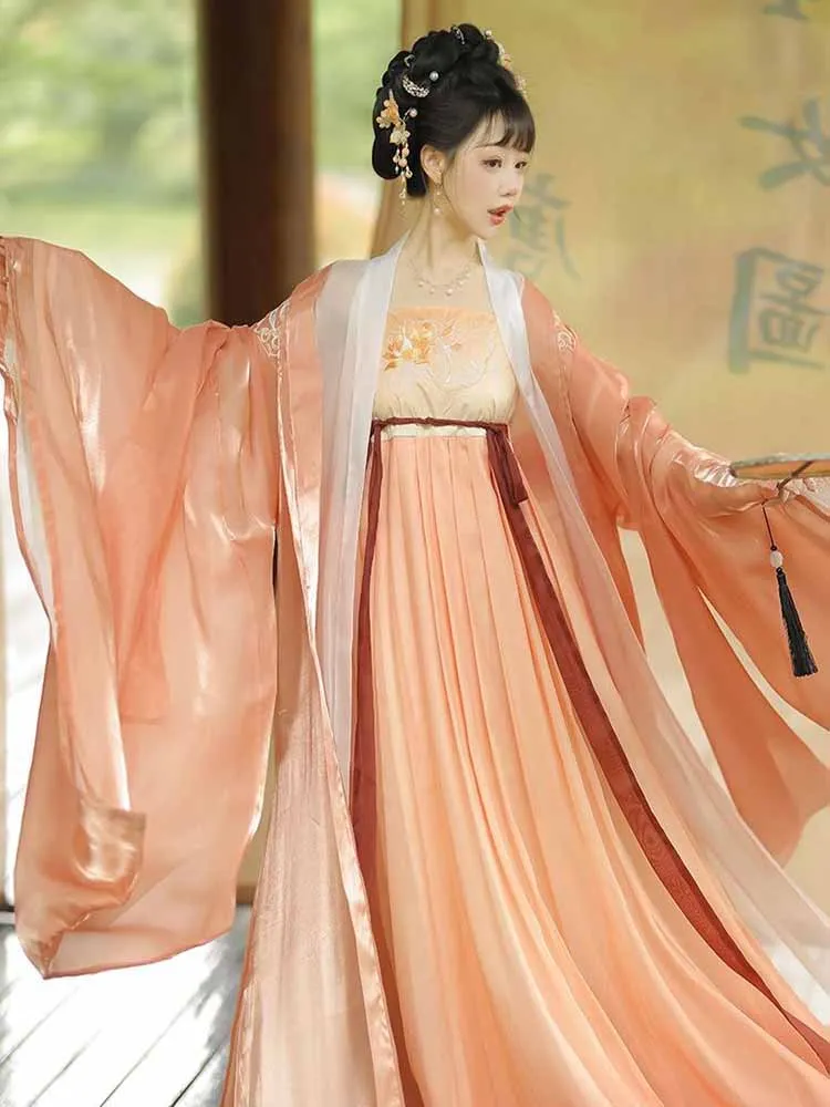 Hanfu Dress Women Chinese Traditional Embroidery Vintage Hanfu Female Carnival Cosplay Costume Hanfu Red Green Purple Plus Size
Hanfu Dress Women Chinese Traditional Embroidery Vintage Hanfu Female Carnival Cosplay Costume Hanfu Red Green Purple Plus Size