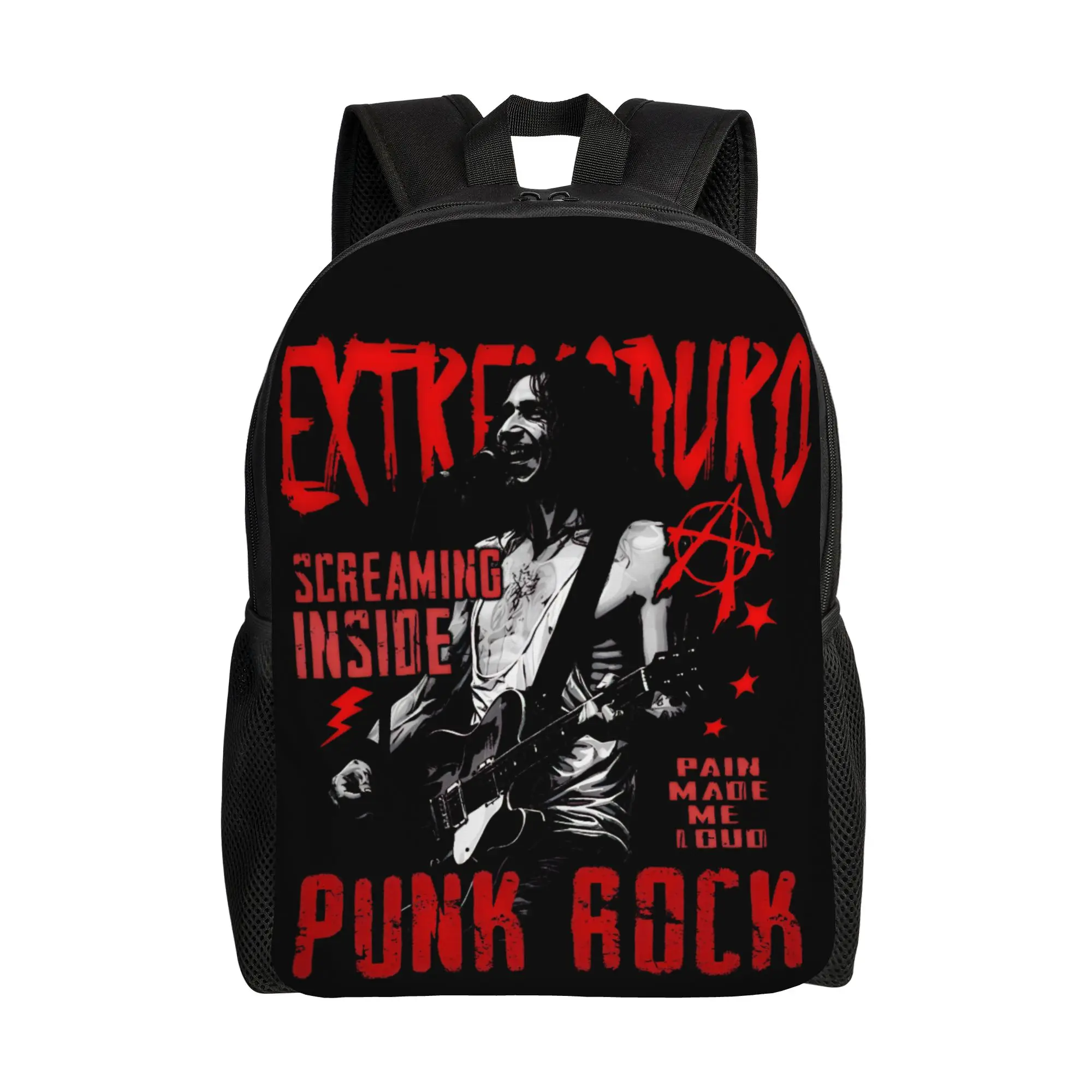 SCREAMING INSIDE Extremoduro Backpack Female Polyester Workout Backpacks Pattern Funny School Bags Rucksack