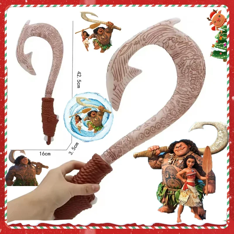 Cartoon Disney Anime Moana Fish Hook Knife With Light Children'S Role Playing Prop Birthday Christmas Gifts
Cartoon Disney Anime Moana Fish Hook Knife With Light Children'S Role Playing Prop Birthday Christmas Gifts
