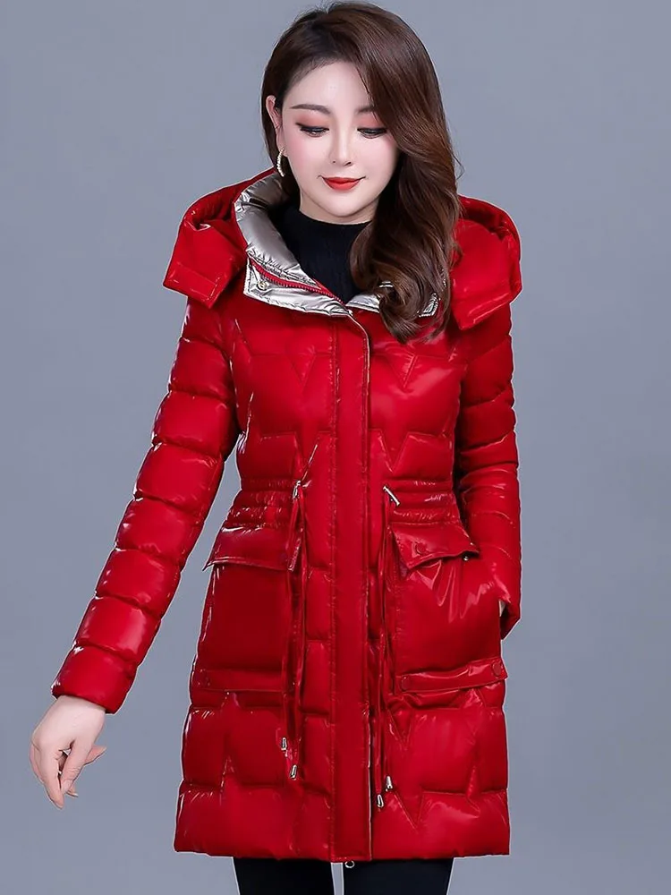 Down Cotton Jacket Women 2023 Winter New Korean Glossy Fashion Casual Padded Coat Female Hooded Thick Long Parkas
Down Cotton Jacket Women 2023 Winter New Korean Glossy Fashion Casual Padded Coat Female Hooded Thick Long Parkas