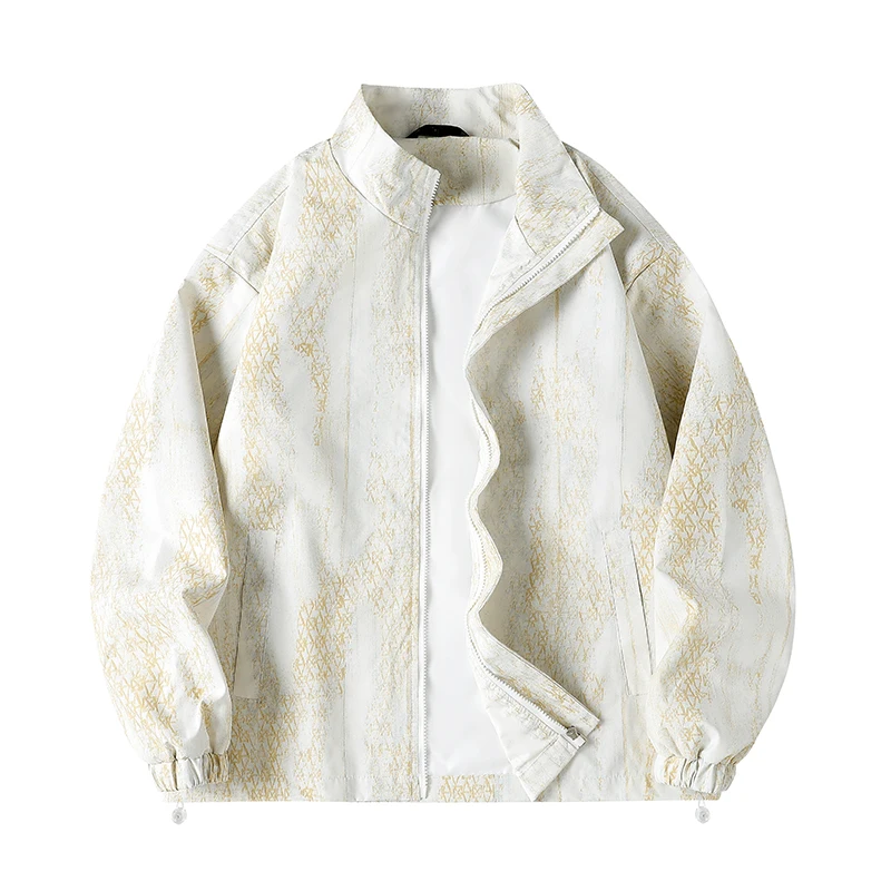 American Retro Casual Loose Fit Jaet Men's High-End Sensation Windproof Stand Collar Outdoor Coat Polyester Spring Autumn
American Retro Casual Loose Fit Jaet Men's High-End Sensation Windproof Stand Collar Outdoor Coat Polyester Spring Autumn