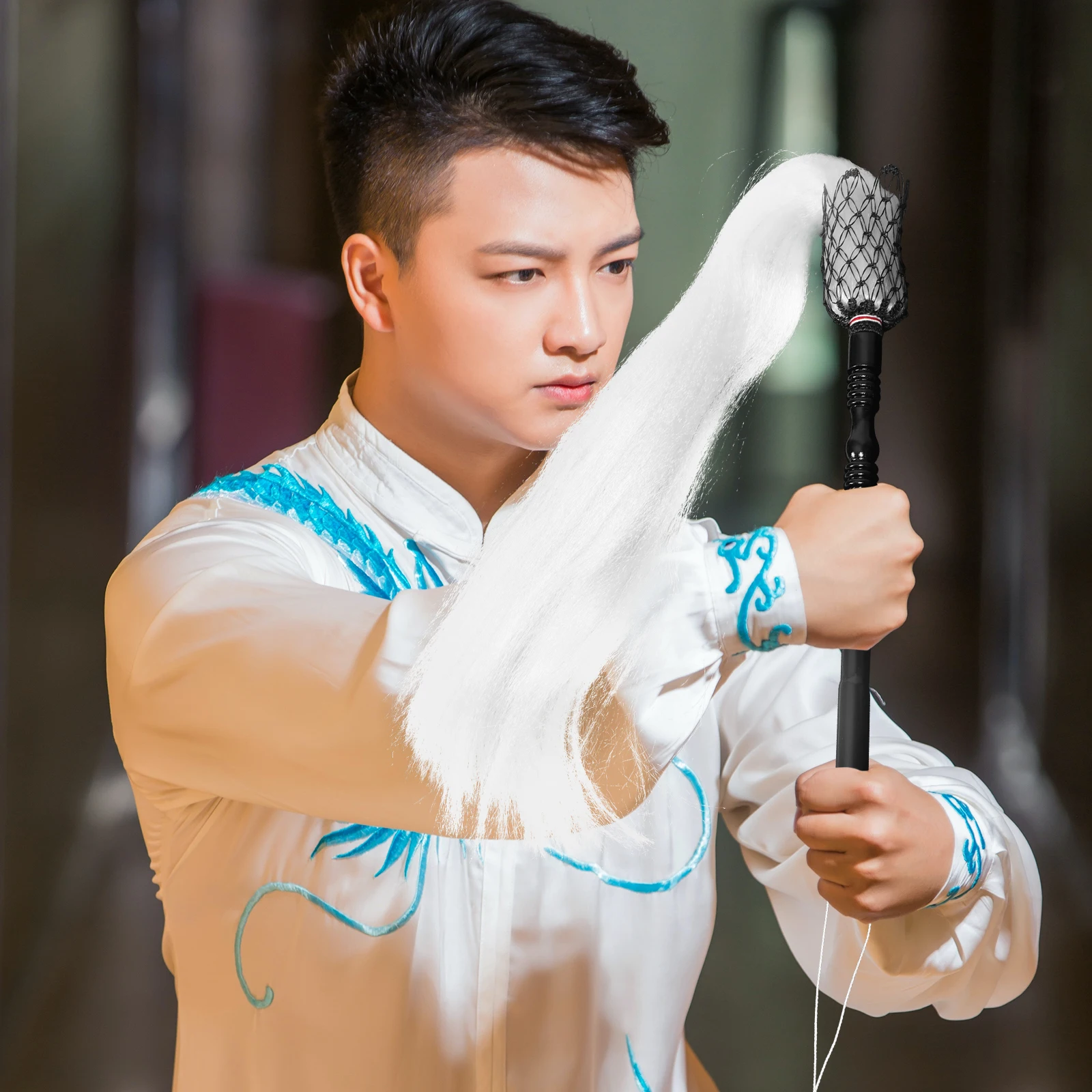 Buddha Dust Horse Tail Whisk Chinese Lightweight Horsetail Decoration Natural Hanging Decorative Handheld Duster Prop
Buddha Dust Horse Tail Whisk Chinese Lightweight Horsetail Decoration Natural Hanging Decorative Handheld Duster Prop