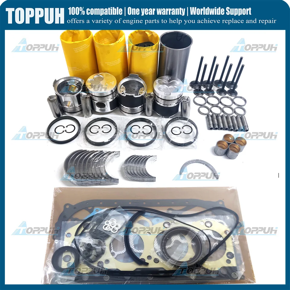 New DC24 Overhaul Rebuild Kit for Doosan for Daewoo Engine Forklift D15S-2 D18S-2 D20SC-2 With Gasket Set
New DC24 Overhaul Rebuild Kit for Doosan for Daewoo Engine Forklift D15S-2 D18S-2 D20SC-2 With Gasket Set
