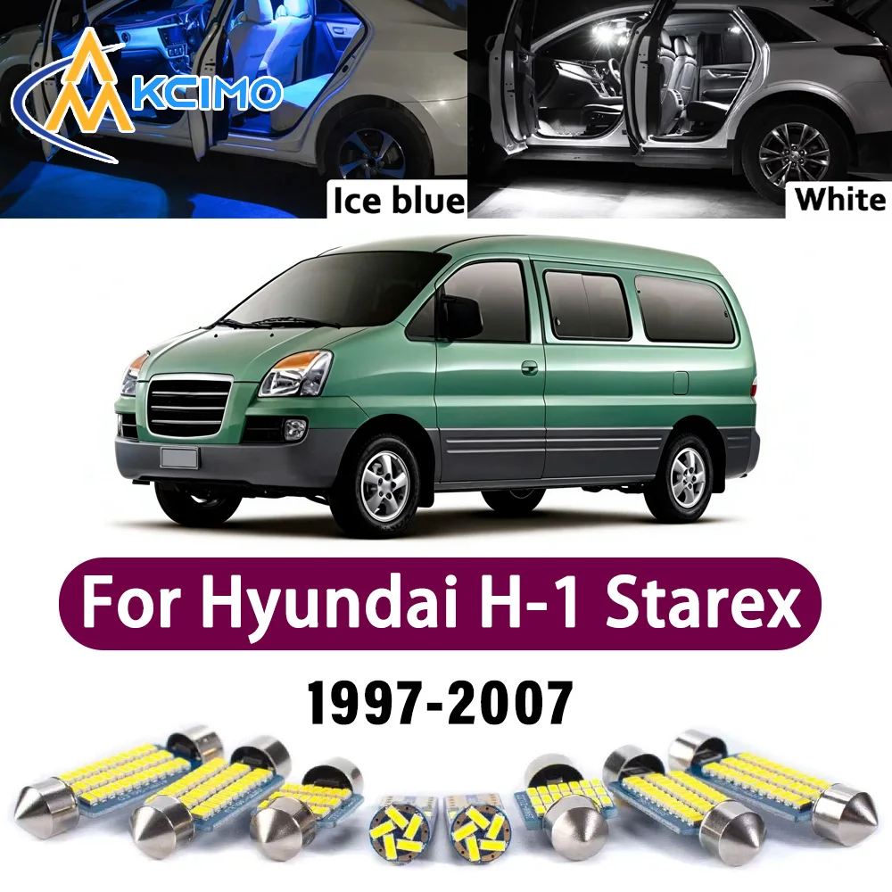 High Lumen CANBUS Error Free LED Interior Light Kit For Hyundai H-1 Starex Grand Starex i800 1997-2007 Dome Lamp Bulbs Set
High Lumen CANBUS Error Free LED Interior Light Kit For Hyundai H-1 Starex Grand Starex i800 1997-2007 Dome Lamp Bulbs Set