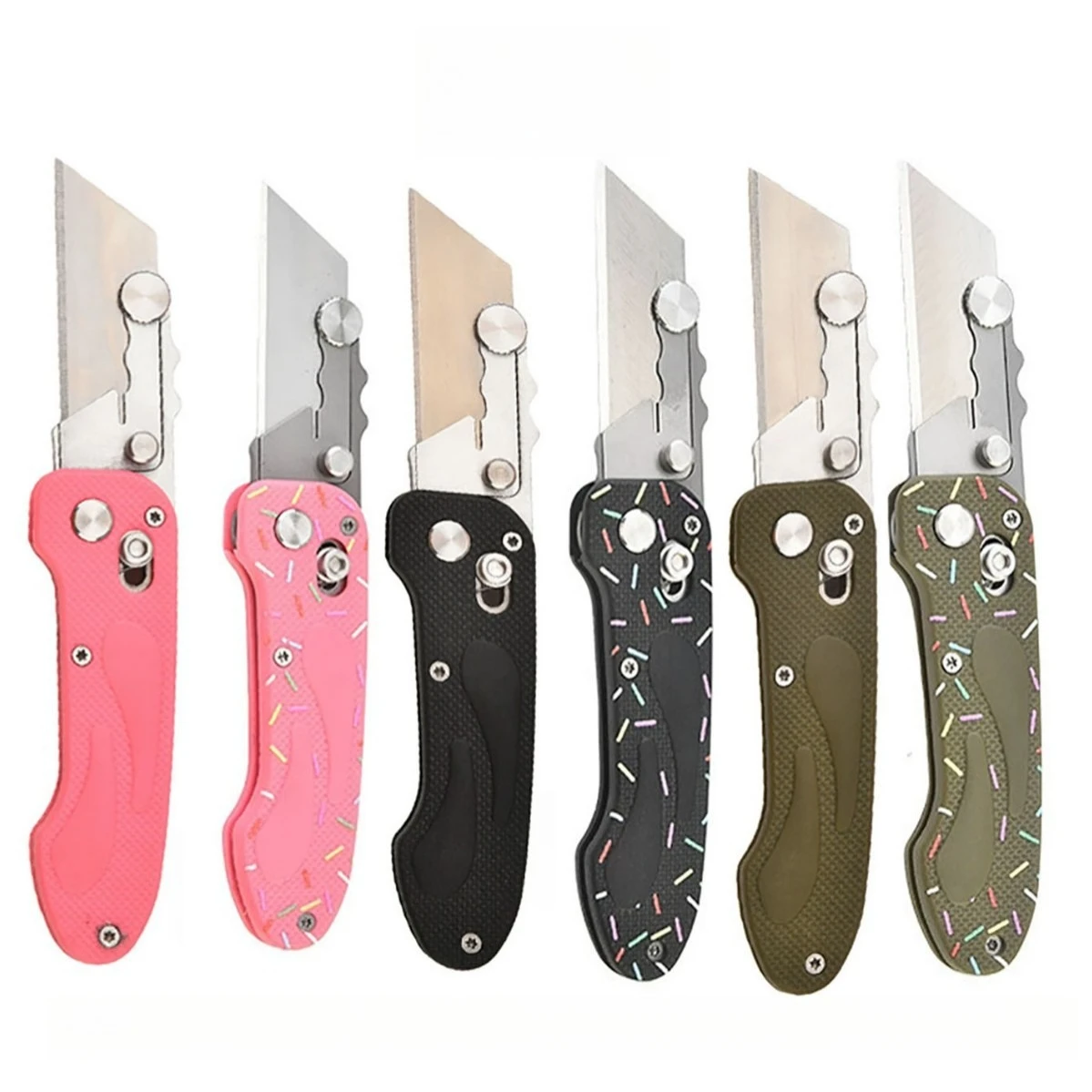 EDC Sharp Edge 420 Steel Folding Knife Portable Art Knife High Hardness Unpacking Express Cutting Knife Anti Slip Handle
EDC Sharp Edge 420 Steel Folding Knife Portable Art Knife High Hardness Unpacking Express Cutting Knife Anti Slip Handle