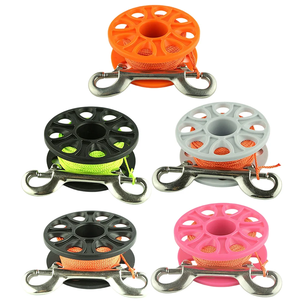 Diving Handle Reel Nylon Scuba Diving Reel 18m Diving Finger Spools Double Ended Hook SMB Tech Snorkeling Equipment
Diving Handle Reel Nylon Scuba Diving Reel 18m Diving Finger Spools Double Ended Hook SMB Tech Snorkeling Equipment