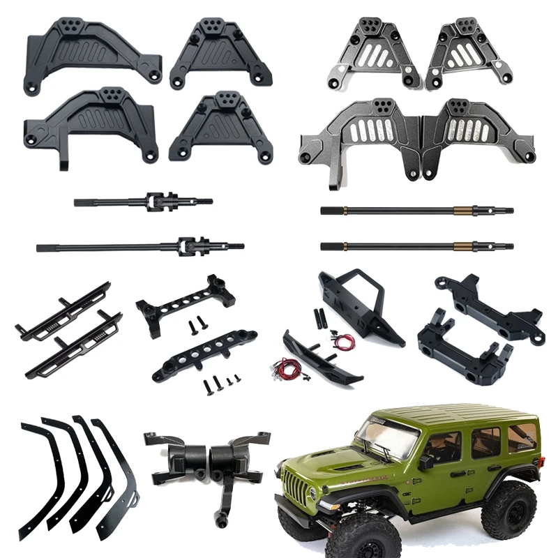 RCGOFOLLOW Front Rear Shock Tower Bracket Side Collision Pedals CVD Drive Shaft Wheel Brow Armor for Axial SCX6 1/6 RC Car Parts
RCGOFOLLOW Front Rear Shock Tower Bracket Side Collision Pedals CVD Drive Shaft Wheel Brow Armor for Axial SCX6 1/6 RC Car Parts