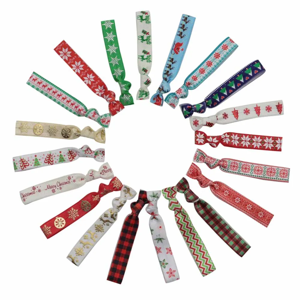20Pcs Merry Christmas Stretchy FOE Hair Ties Girls Headband Hair Bands Hair Accessories Bracelets Wristbands For Girl
20Pcs Merry Christmas Stretchy FOE Hair Ties Girls Headband Hair Bands Hair Accessories Bracelets Wristbands For Girl