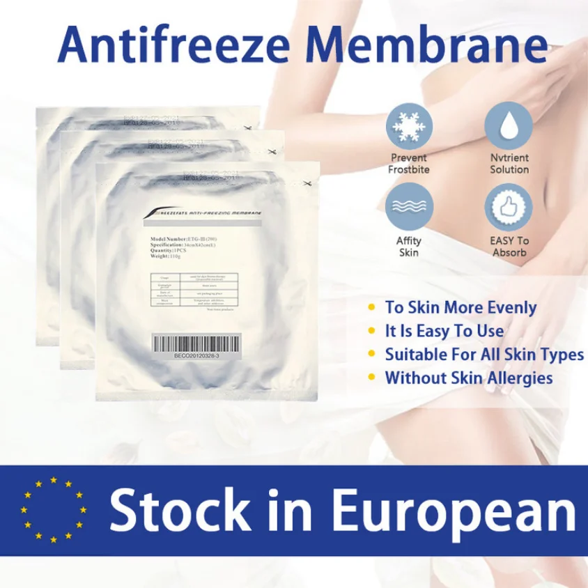 50Pcs 27*30Cm Anti- Freezeing Membrane Cryo Slimming Salon Equipment Use Fat Freeze Pad Anti Freezeing Membrane Cryo Cool Pad
50Pcs 27*30Cm Anti- Freezeing Membrane Cryo Slimming Salon Equipment Use Fat Freeze Pad Anti Freezeing Membrane Cryo Cool Pad
