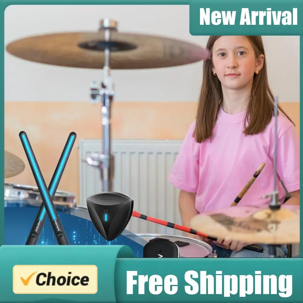 Portable Air Drum Set Air Drum Foot Sensor Realistic Effect Air Drum Adapter Electronic Drum Set for Beginners Professionals
Portable Air Drum Set Air Drum Foot Sensor Realistic Effect Air Drum Adapter Electronic Drum Set for Beginners Professionals