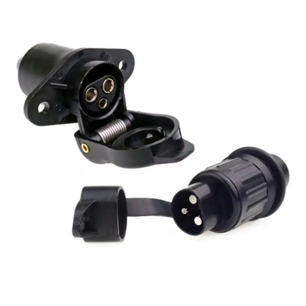 2025 Newest 12V 3 Pin Trailer Socket Connectors Round 3 Pole Plug-in Trailer Tractor Plug DIN 72572 For Electrical Truck
2025 Newest 12V 3 Pin Trailer Socket Connectors Round 3 Pole Plug-in Trailer Tractor Plug DIN 72572 For Electrical Truck