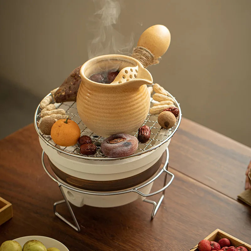 Stoneware pot, pot boiling teapot, roasted milk tea, clay pot, Japanese style roasting teapot, side handle, pot around the stove
Stoneware pot, pot boiling teapot, roasted milk tea, clay pot, Japanese style roasting teapot, side handle, pot around the stove