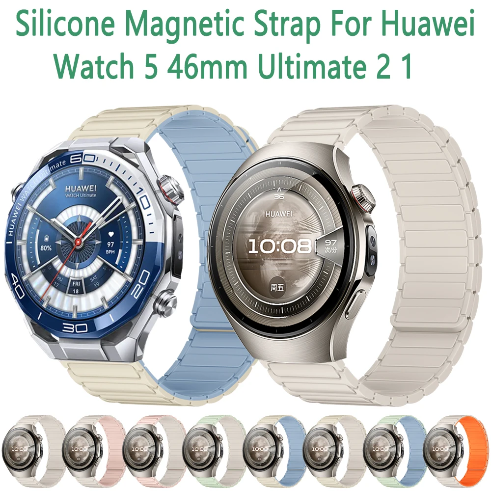 Универсальный силиконовый магнитный ремешок 22 18 мм для Huawei Ultimate 2 1/Watch 5 46 42 мм/GT6/5/4/3/2 46 мм, браслет для Huawei GT6 5
Универсальный силиконовый магнитный ремешок 22 18 мм для Huawei Ultimate 2 1/Watch 5 46 42 мм/GT6/5/4/3/2 46 мм, браслет для Huawei GT6 5