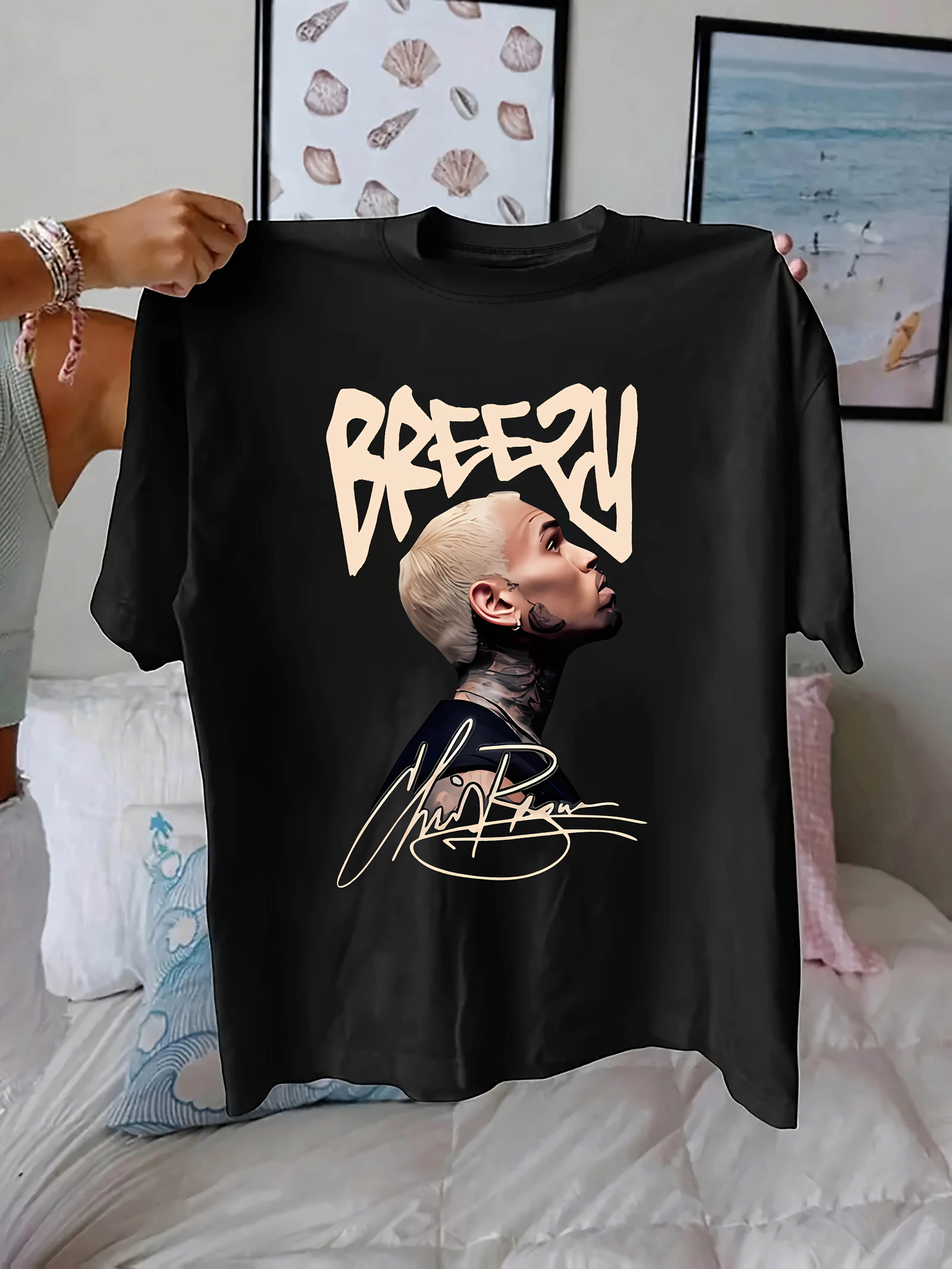 2025 Chris Brown Tour Concert, Gift for Chris Brown Fans, Chris Brown Portrait Pattern T-shirt, Short Sleeve Casual Round
2025 Chris Brown Tour Concert, Gift for Chris Brown Fans, Chris Brown Portrait Pattern T-shirt, Short Sleeve Casual Round