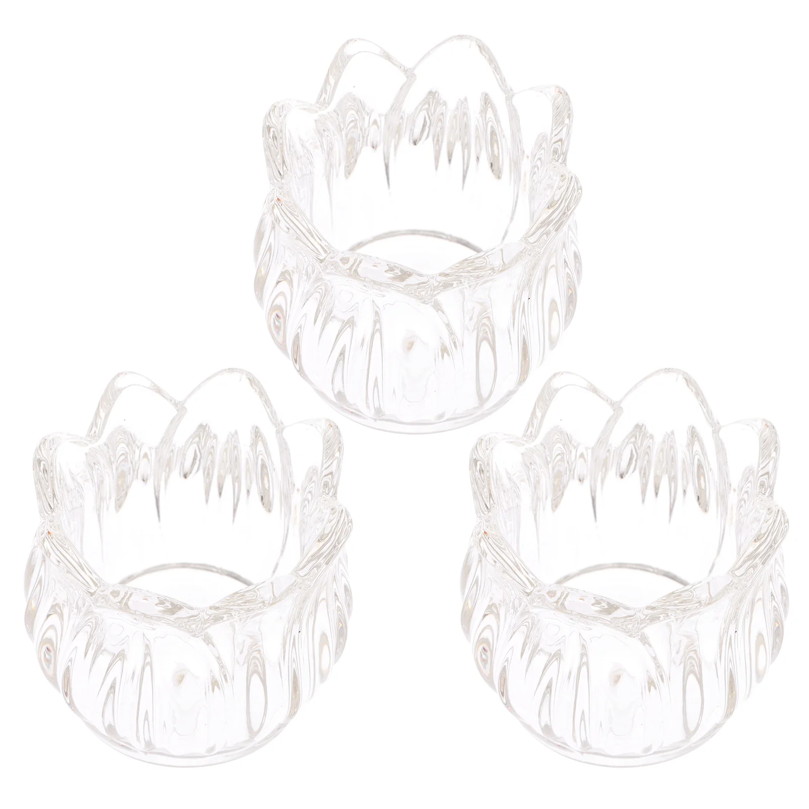 3Pcs Crystal Glass Candlesticks Clear Holder Decors Stylish and Decorative for Wedding Yoga Room Office
3Pcs Crystal Glass Candlesticks Clear Holder Decors Stylish and Decorative for Wedding Yoga Room Office