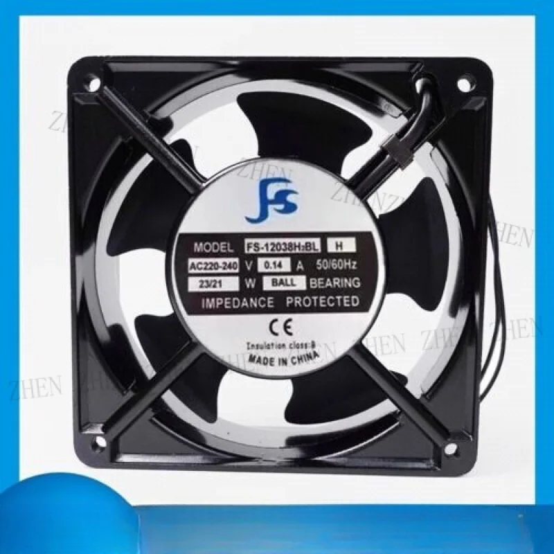 Y FOR FS FS-12038H2BL H AC220V-240V 0.14A 12CM Inverter Axial Cooling Fan
Y FOR FS FS-12038H2BL H AC220V-240V 0.14A 12CM Inverter Axial Cooling Fan