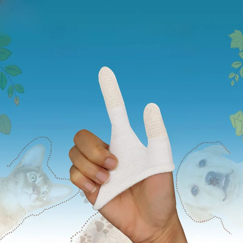 Two-finger Pet Brushing Stall Puppy Teeth Oral Cleaning Tools Kitten Toothbrush Care Supplies
Two-finger Pet Brushing Stall Puppy Teeth Oral Cleaning Tools Kitten Toothbrush Care Supplies