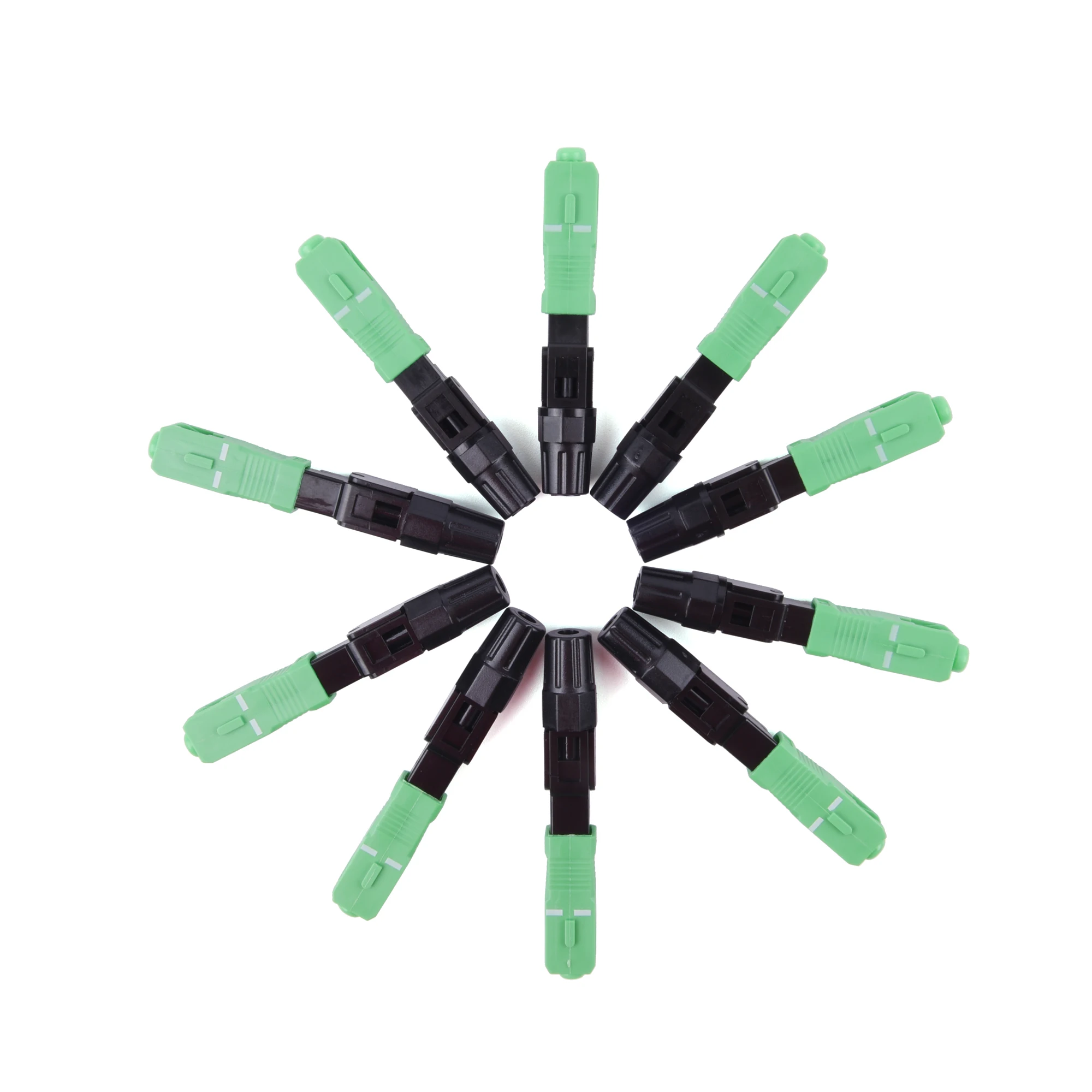 10Pcs 55mm SC UPC/APC Embedded Fast Connector Single-mode Quick Assembly Plug for FTTH Drop Cable Field Termination
10Pcs 55mm SC UPC/APC Embedded Fast Connector Single-mode Quick Assembly Plug for FTTH Drop Cable Field Termination