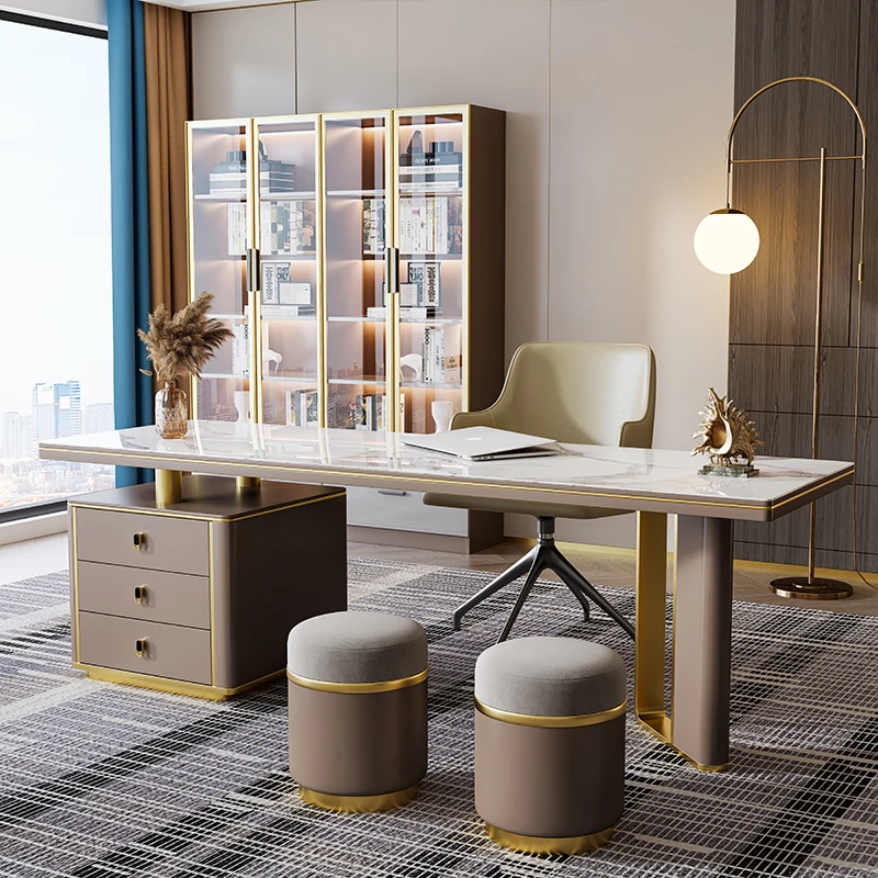 Italian luxury rock desk Modern simple desktop computer desk and chair Office study desk Home study desk
Italian luxury rock desk Modern simple desktop computer desk and chair Office study desk Home study desk