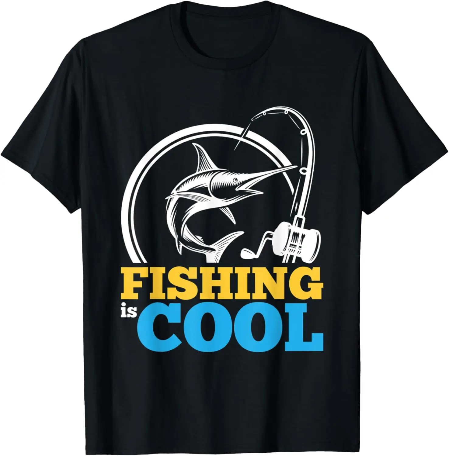 Мужская повседневная хлопковая футболка с графическим рисунком Fishing Is Cool Marlin Sport Fishing Rod
Мужская повседневная хлопковая футболка с графическим рисунком Fishing Is Cool Marlin Sport Fishing Rod