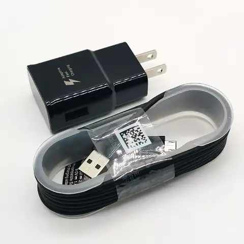 For Samsung 15W US Plug Fast Charger 9V/1.67A Quick Charge Adapter Micro USB Cable For Galaxy S6 S7 Edge A3 A5 A7 2016 Note 5 4