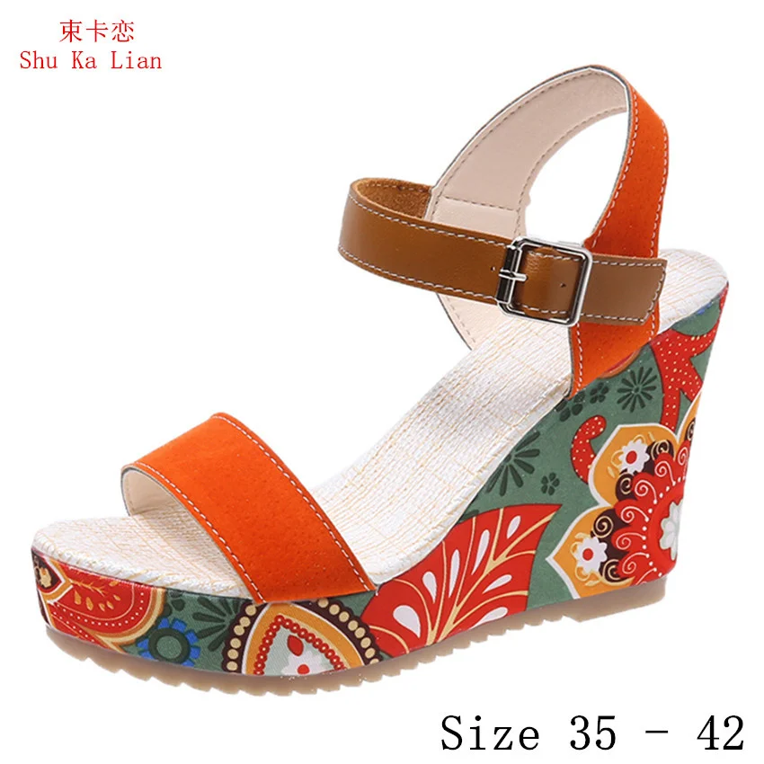 Platform Wedges Sandals Women Slides High Heels Shoes Gladiator Sandals Woman Small Plus Size 35 - 42
Platform Wedges Sandals Women Slides High Heels Shoes Gladiator Sandals Woman Small Plus Size 35 - 42
