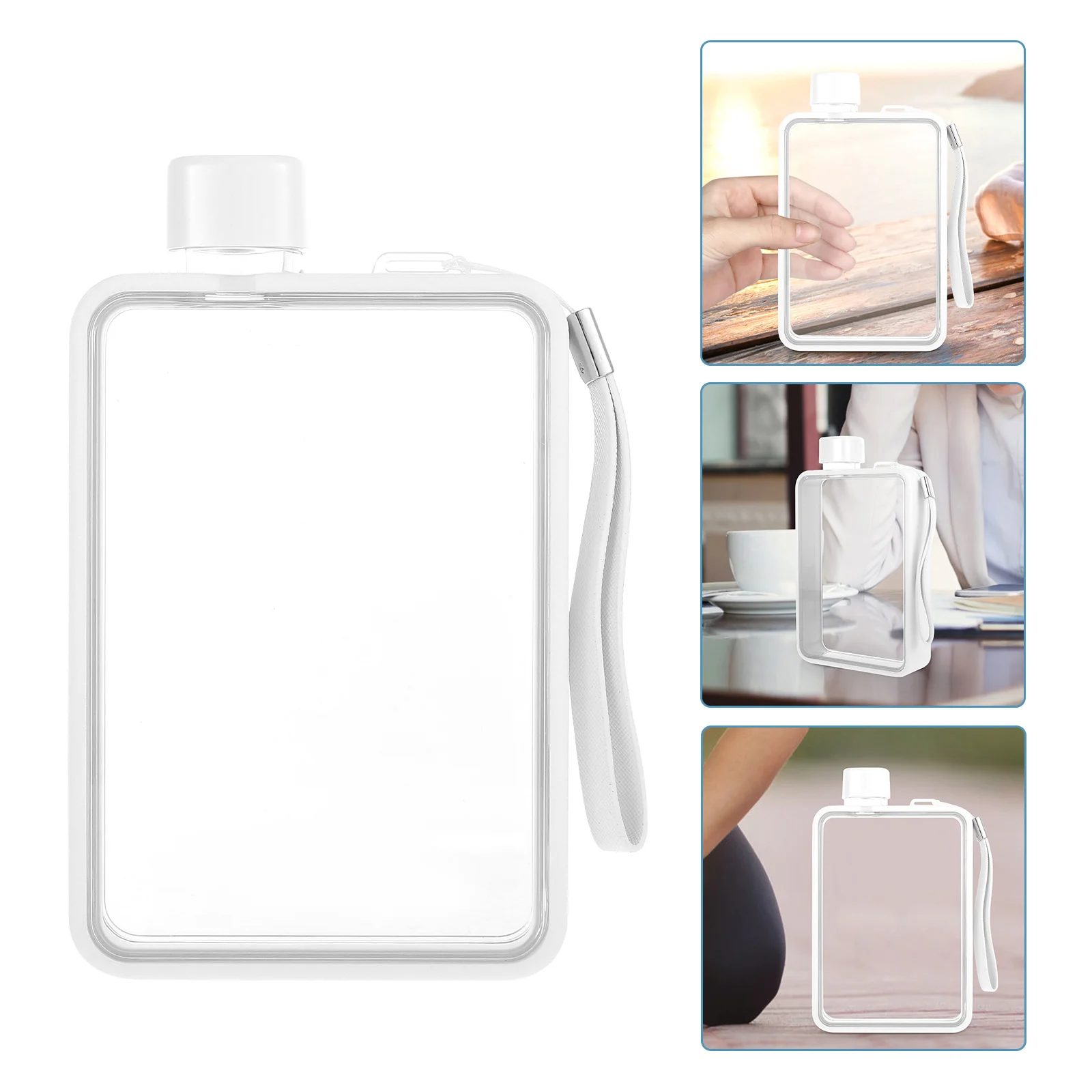 Portable Clear PC Material Flat Slim Water Bottle for Travel Camping Outdoor Sports School Compact Leakproof
Portable Clear PC Material Flat Slim Water Bottle for Travel Camping Outdoor Sports School Compact Leakproof