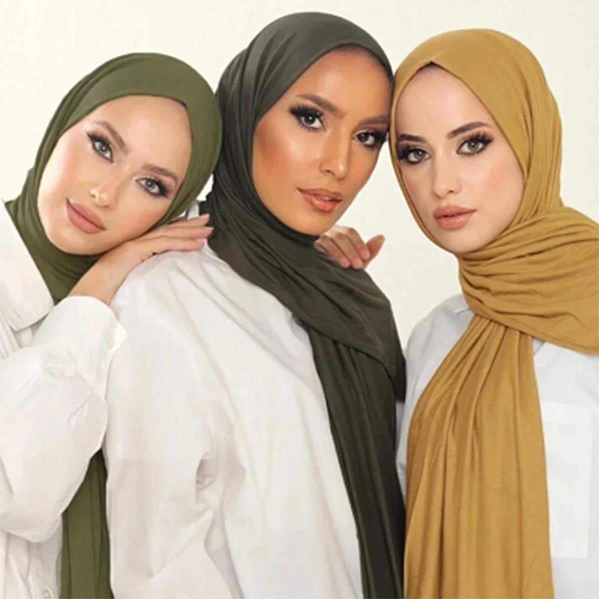 3 pcs/set Premium Jersey Hijab Muslim Modal Cotton Long Shawl Women Soft Plain Modal Jersey Head Wraps Female Solid Turban
3 pcs/set Premium Jersey Hijab Muslim Modal Cotton Long Shawl Women Soft Plain Modal Jersey Head Wraps Female Solid Turban