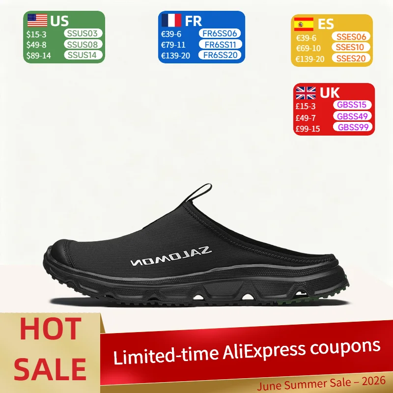 Salomon Rx Slide 3.0 CANVAS: Shock-absorbing slip-on sandals with continuous cushioning—unisex style - Black 477582
Salomon Rx Slide 3.0 CANVAS: Shock-absorbing slip-on sandals with continuous cushioning—unisex style - Black 477582