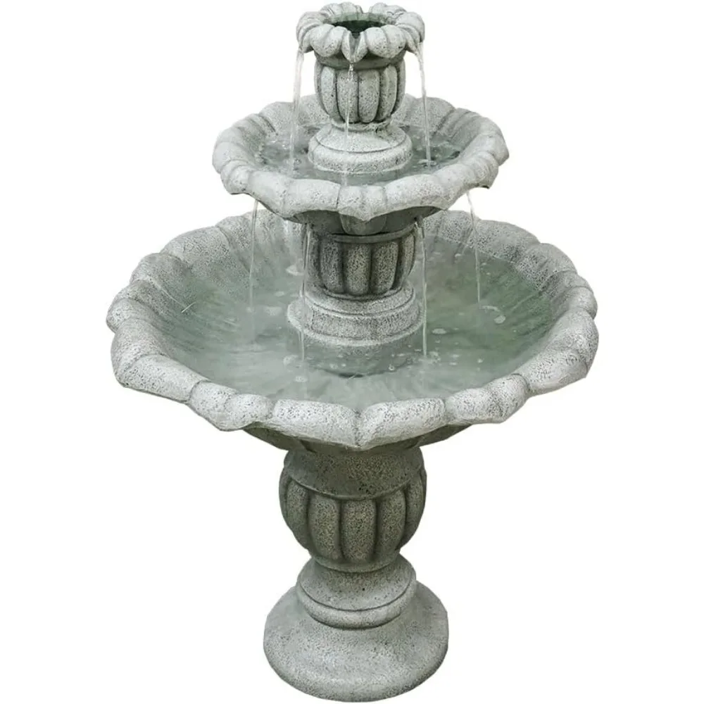 Садовый фонтан-водопад Birdbath-3-ярусная дзен-пагода, современный напольный фонтан с насосом для двора 39,3 ”H
Садовый фонтан-водопад Birdbath-3-ярусная дзен-пагода, современный напольный фонтан с насосом для двора 39,3 ”H
