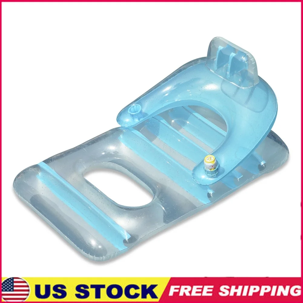 Deluxe Inflatable Pool Lounge Chair with Backrest Armrests Footrest Cupholders Comfortable Sunbathing and Relaxation
Deluxe Inflatable Pool Lounge Chair with Backrest Armrests Footrest Cupholders Comfortable Sunbathing and Relaxation