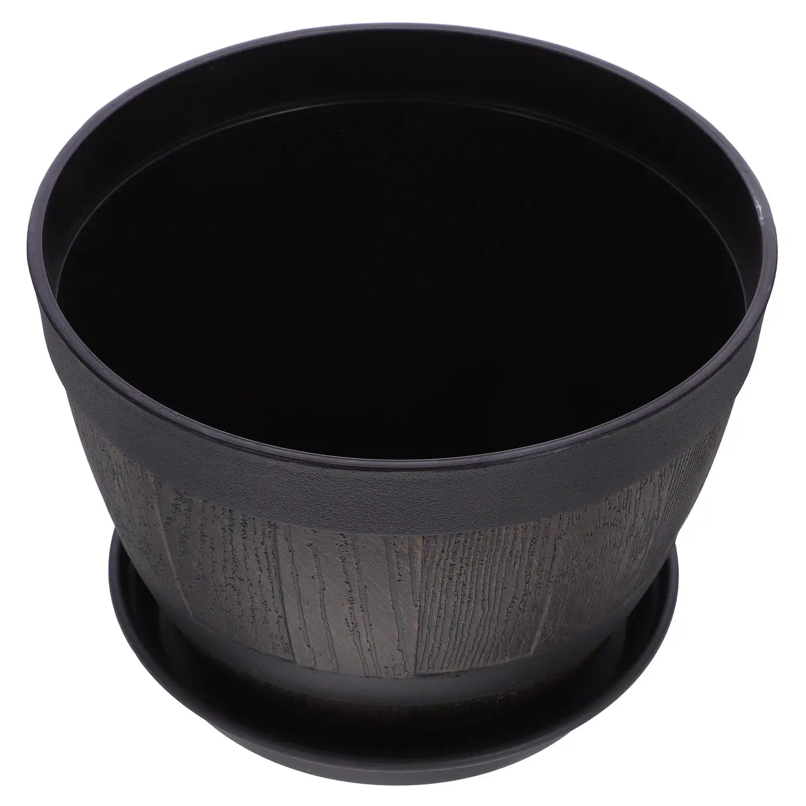 9 Inch Round Wood Grain Breathable Flower Pot with Saucer for Succulents Cactus Plants Garden Decor Plastic Planter Pots Plant
9 Inch Round Wood Grain Breathable Flower Pot with Saucer for Succulents Cactus Plants Garden Decor Plastic Planter Pots Plant