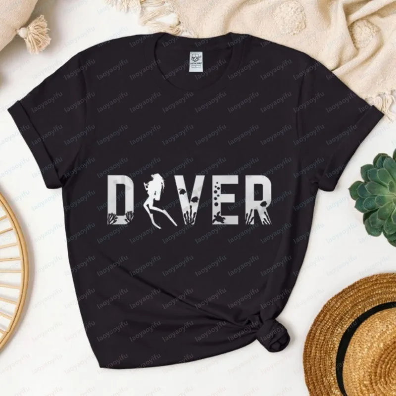 Marine Adventure Tee DIVER Scuba Diving Graphic Tops Ocean Lover Casual Unisex Cotton Shirt Protect The Ocean Women Men Tees
Marine Adventure Tee DIVER Scuba Diving Graphic Tops Ocean Lover Casual Unisex Cotton Shirt Protect The Ocean Women Men Tees