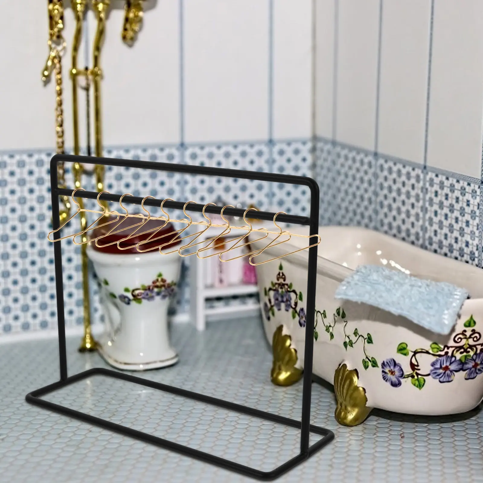 1Set Mini Hangers for Clothes Display Sturdy Metal Miniature Rack Kids Room Nursery School Decoration Organizing Outfits Holders
1Set Mini Hangers for Clothes Display Sturdy Metal Miniature Rack Kids Room Nursery School Decoration Organizing Outfits Holders