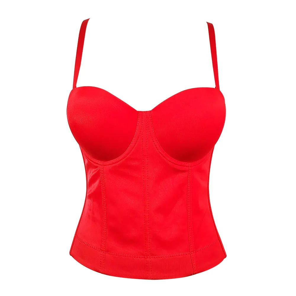 European Style Fishbone Corset Tank Top Women's Backless Sleeveless Bustier for Waist Shaping Underbust Corset Gothic Clothes
European Style Fishbone Corset Tank Top Women's Backless Sleeveless Bustier for Waist Shaping Underbust Corset Gothic Clothes