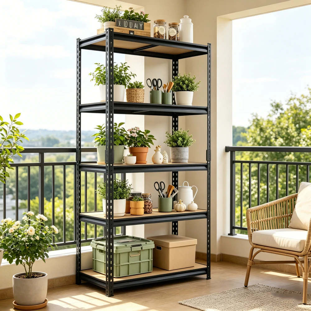 5-Tier Black Metal Storage Shelf 2000LBS Heavy Duty Garage Reptile Cage Organizer 35.5W×15.8D×71H Home Office Use
5-Tier Black Metal Storage Shelf 2000LBS Heavy Duty Garage Reptile Cage Organizer 35.5W×15.8D×71H Home Office Use