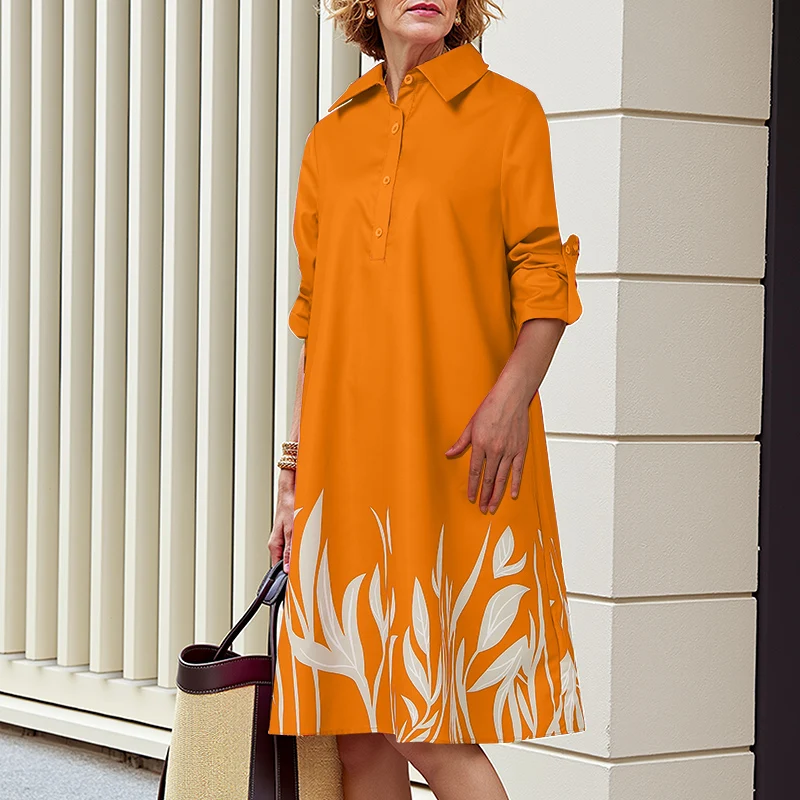 VONDA Women Bohemian Dress 2025 Long Sleeve Printed Sundress Lapel Collar Casual Knee-Length Robe Fashion Vestidos Oversized
VONDA Women Bohemian Dress 2025 Long Sleeve Printed Sundress Lapel Collar Casual Knee-Length Robe Fashion Vestidos Oversized