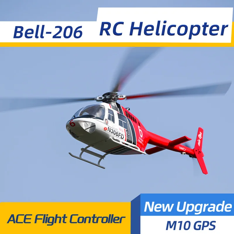 FLYWING 470-Level BELL 206 Simulated Remote-Controlled Model Helicopter ACE Flight Control GPS Positioning One-Click Return RTF
FLYWING 470-Level BELL 206 Simulated Remote-Controlled Model Helicopter ACE Flight Control GPS Positioning One-Click Return RTF