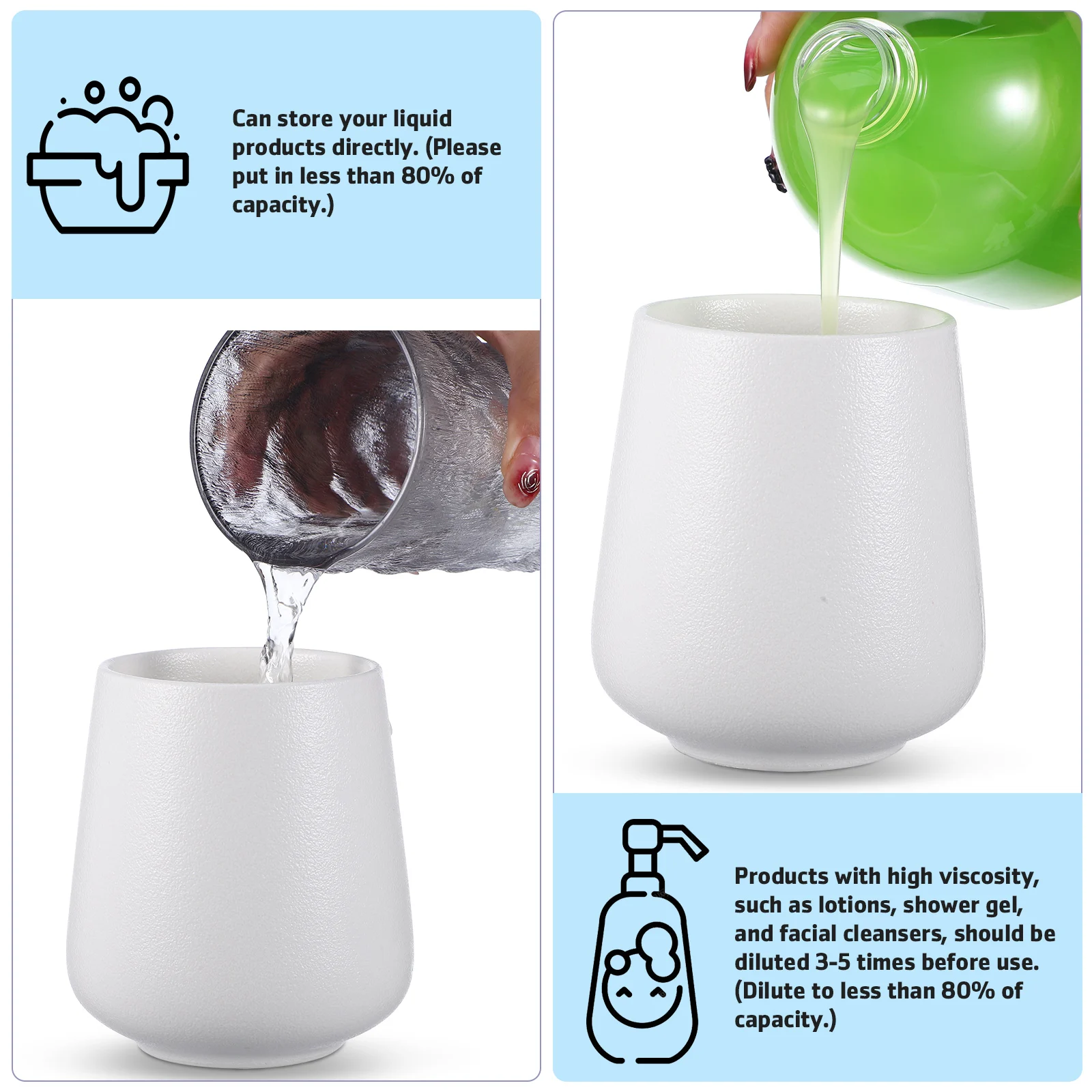 Pump Soap Dispenser Bottle Leak Proof Refillable Non Transparent for Hand Soap Shampoo Shower Gel Body Wash Body Wash Dispenser
Pump Soap Dispenser Bottle Leak Proof Refillable Non Transparent for Hand Soap Shampoo Shower Gel Body Wash Body Wash Dispenser