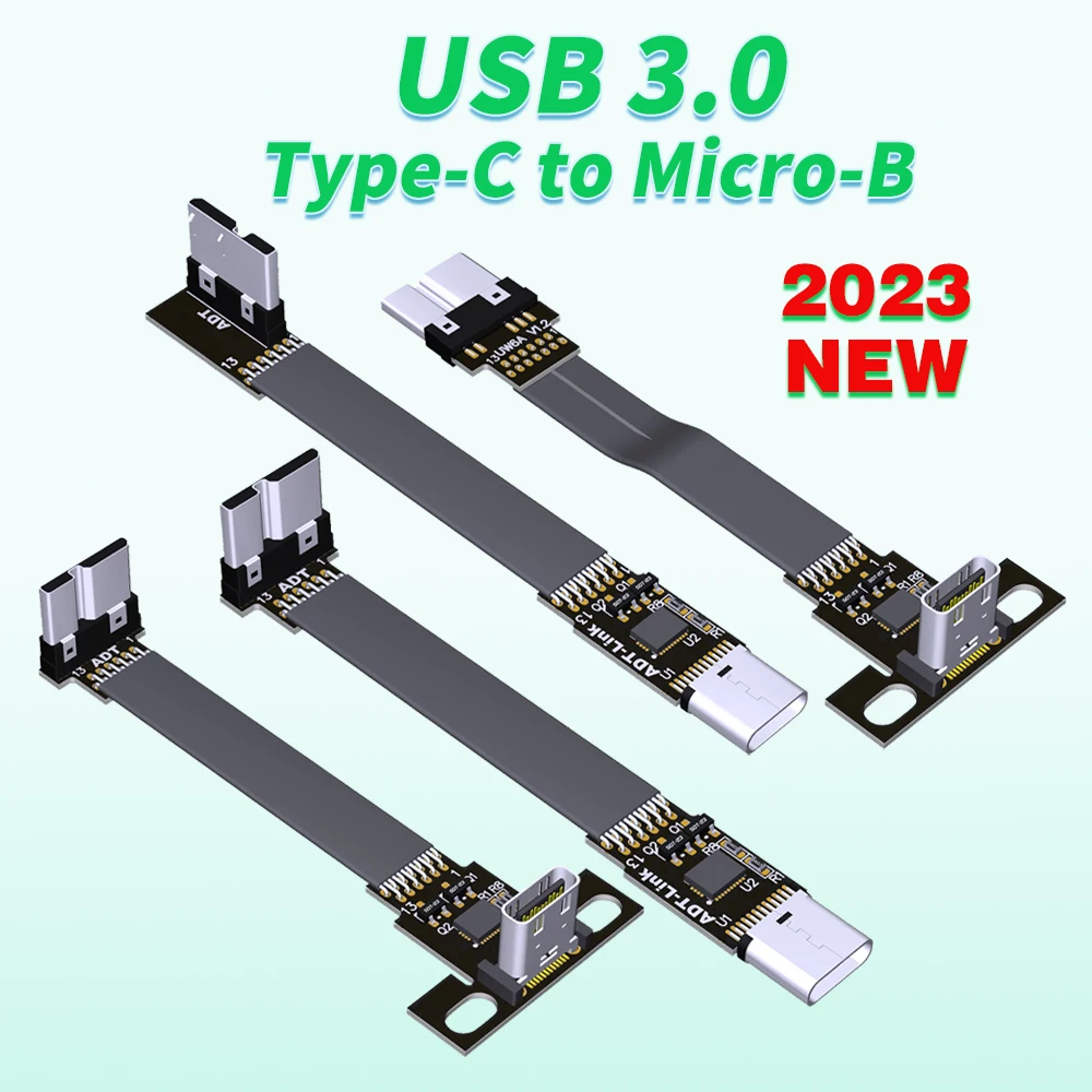 Локоть FPV USB 3.0 Type-C к Micro-B, Женский к мужскому плоский Удлинительный кабель с микросхемой для GPS, безщеточный портативный телефон
Локоть FPV USB 3.0 Type-C к Micro-B, Женский к мужскому плоский Удлинительный кабель с микросхемой для GPS, безщеточный портативный телефон