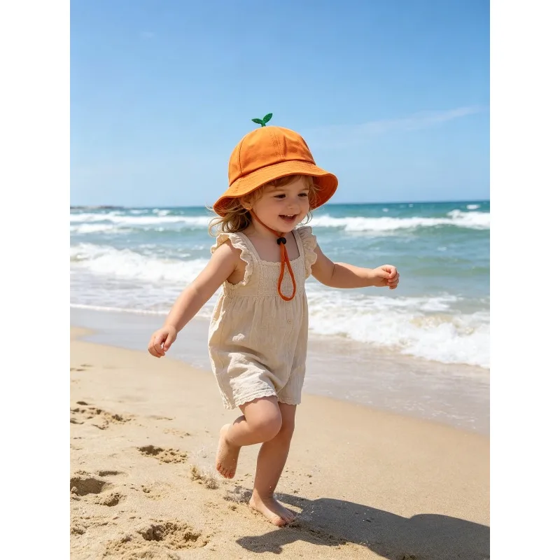 54cm Kids Breathable Sun Protection Bucket Hat Spring Autumn Fit 3-8 Years Boys Girls
54cm Kids Breathable Sun Protection Bucket Hat Spring Autumn Fit 3-8 Years Boys Girls