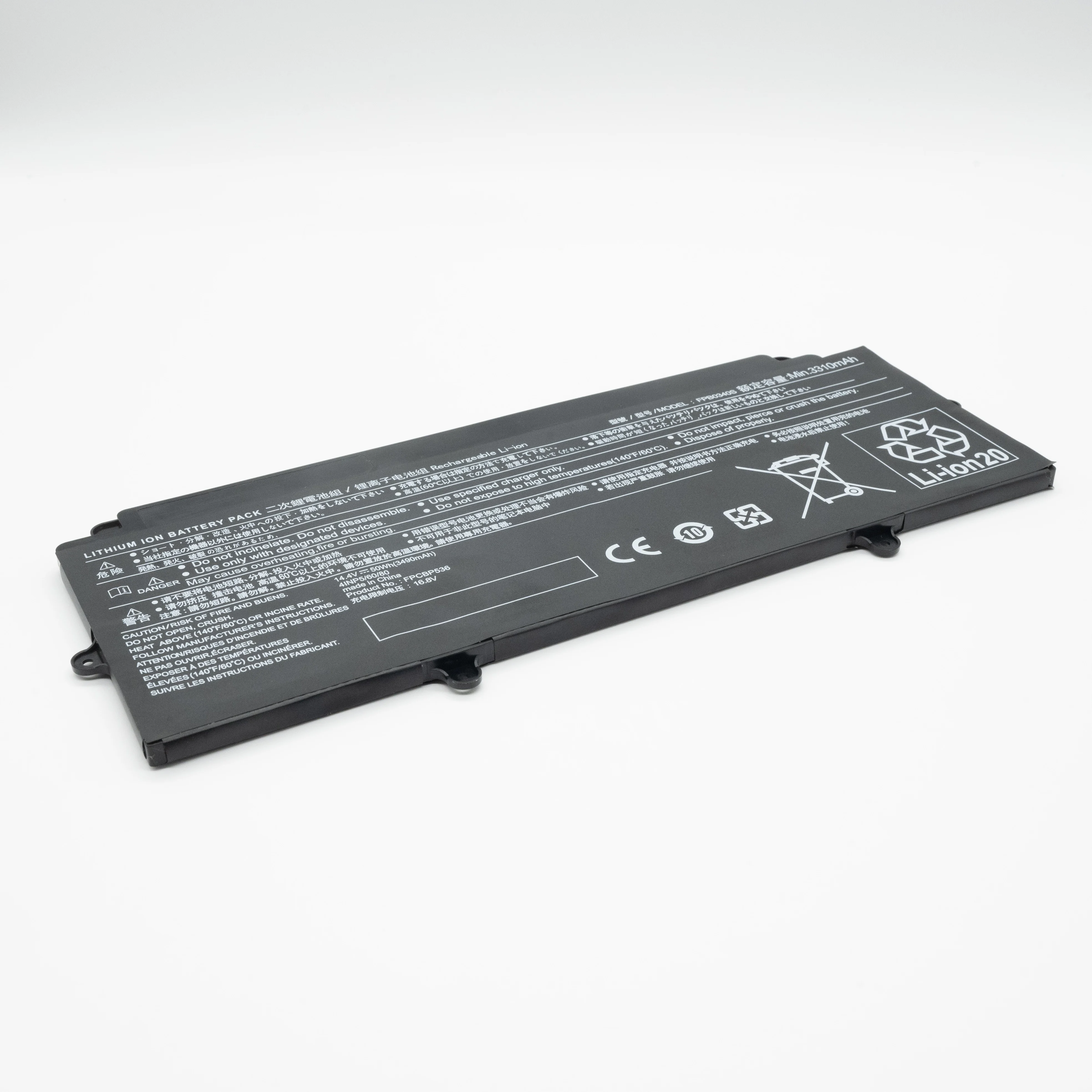 BNN FPB0340S Laptop Battery 3310mAh/50Wh,U937,U938 For Fujitsu U939 LifeBook U939X/CP737634-01 4 Cells
BNN FPB0340S Laptop Battery 3310mAh/50Wh,U937,U938 For Fujitsu U939 LifeBook U939X/CP737634-01 4 Cells