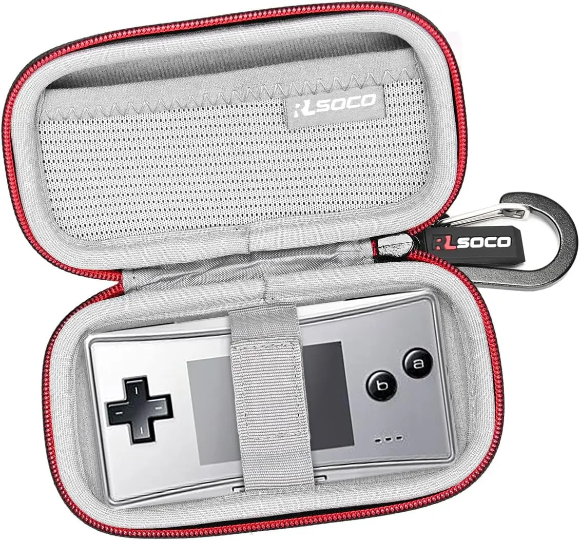 Game Boy Micro Carrying Bag, Storage Organizer Hard Cover Travel Case for Nintendo Game Boy Micro Portable Handheld Game Console
Game Boy Micro Carrying Bag, Storage Organizer Hard Cover Travel Case for Nintendo Game Boy Micro Portable Handheld Game Console