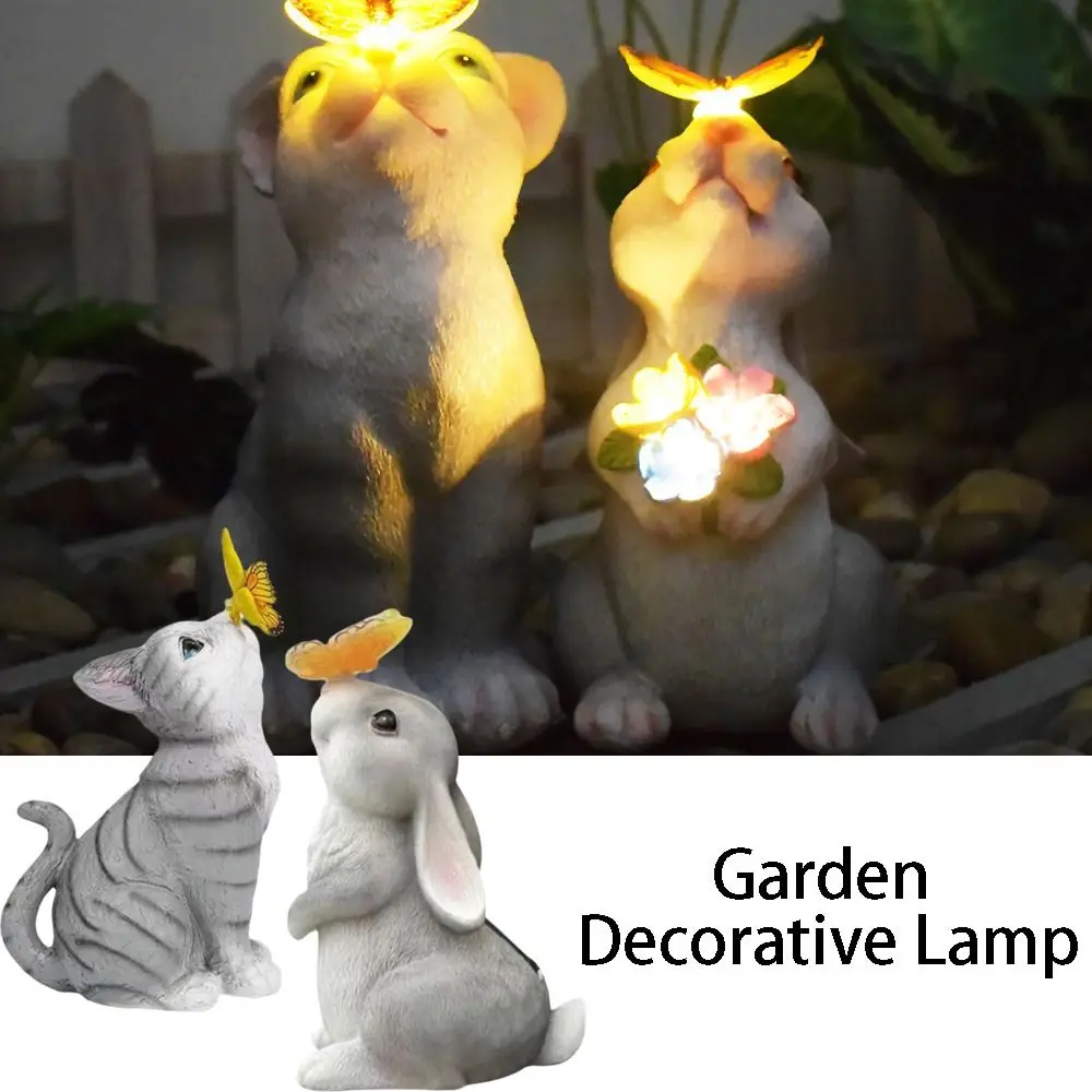 Solar Powered Solar Cat Garden Lights Luminous Light Simulation Animal Cat Garden Lights Wind Rain Resistant Waterproof Design
Solar Powered Solar Cat Garden Lights Luminous Light Simulation Animal Cat Garden Lights Wind Rain Resistant Waterproof Design