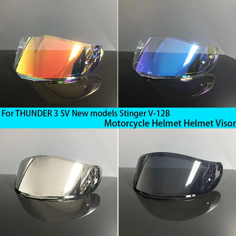 For MT THUNDER 3 SV New models Stinger V-12B Helmet Visr Motorcycle Helmet Lens Anti-UV PC Visor Lens
For MT THUNDER 3 SV New models Stinger V-12B Helmet Visr Motorcycle Helmet Lens Anti-UV PC Visor Lens
