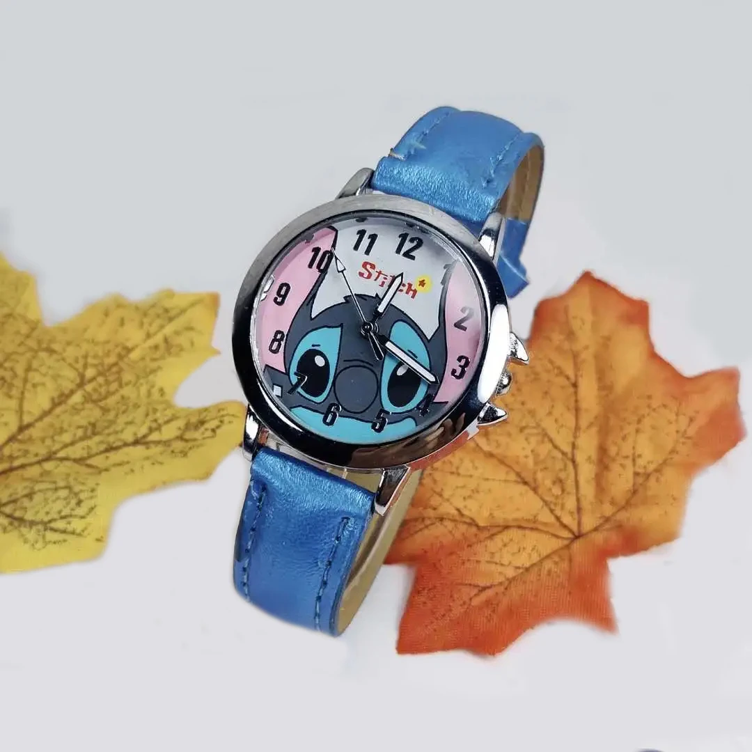 Disney Cartoon Stitch Children's Watches Girls Leather Strap Women Watch Kids Ladies Waterproof Clock
Disney Cartoon Stitch Children's Watches Girls Leather Strap Women Watch Kids Ladies Waterproof Clock
