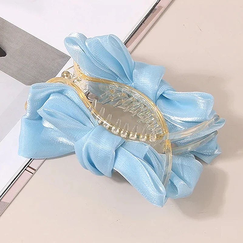 12CM Large Fashion Satin Bow Headdress Internet Celebrity Catch Cross Hair Claw Hairpins Sweet Hair Accessories For Girls
12CM Large Fashion Satin Bow Headdress Internet Celebrity Catch Cross Hair Claw Hairpins Sweet Hair Accessories For Girls